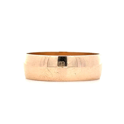 Mens 6mm Victorian Wedding Band in 14k Yellow Gold