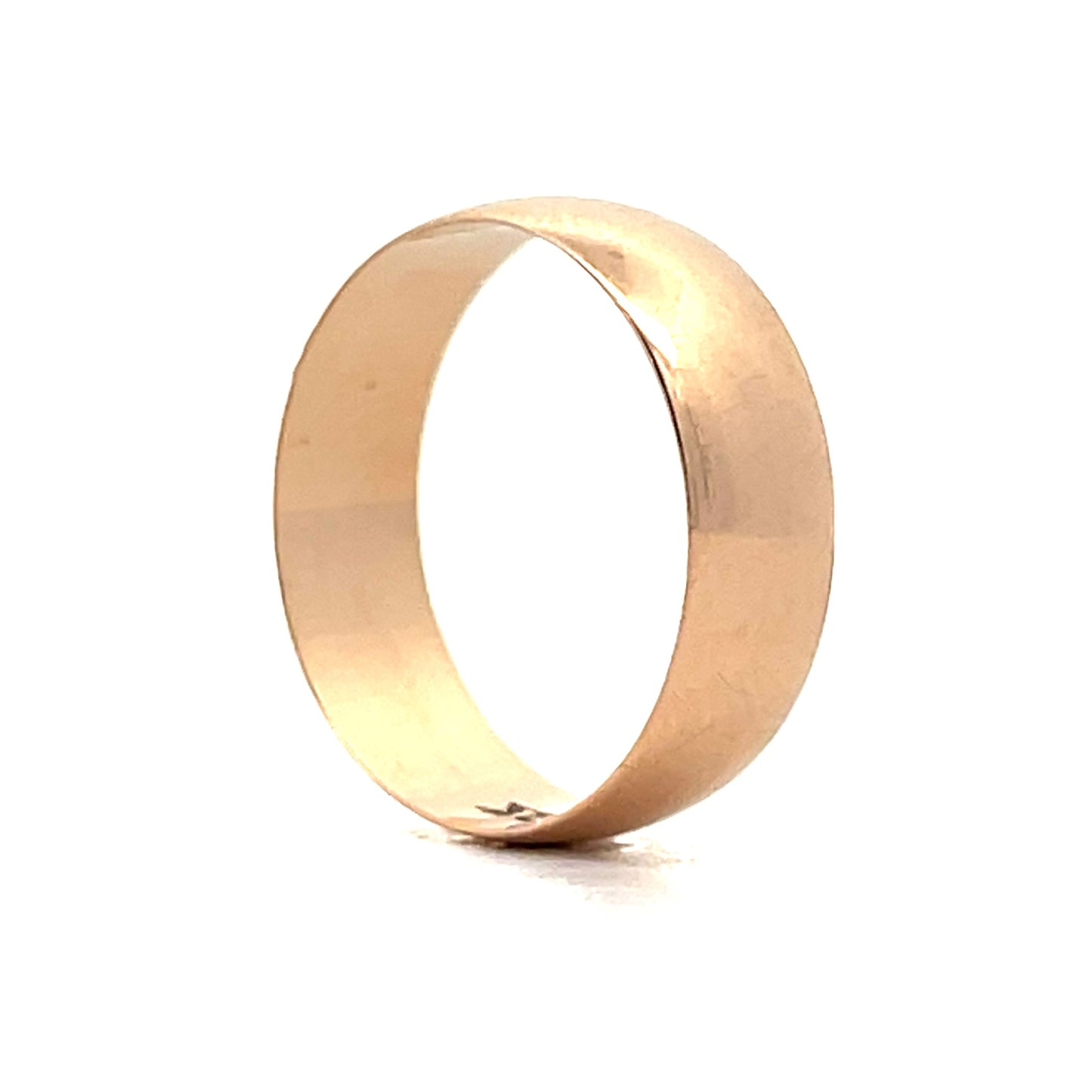 Mens 6mm Victorian Wedding Band in 14k Yellow Gold