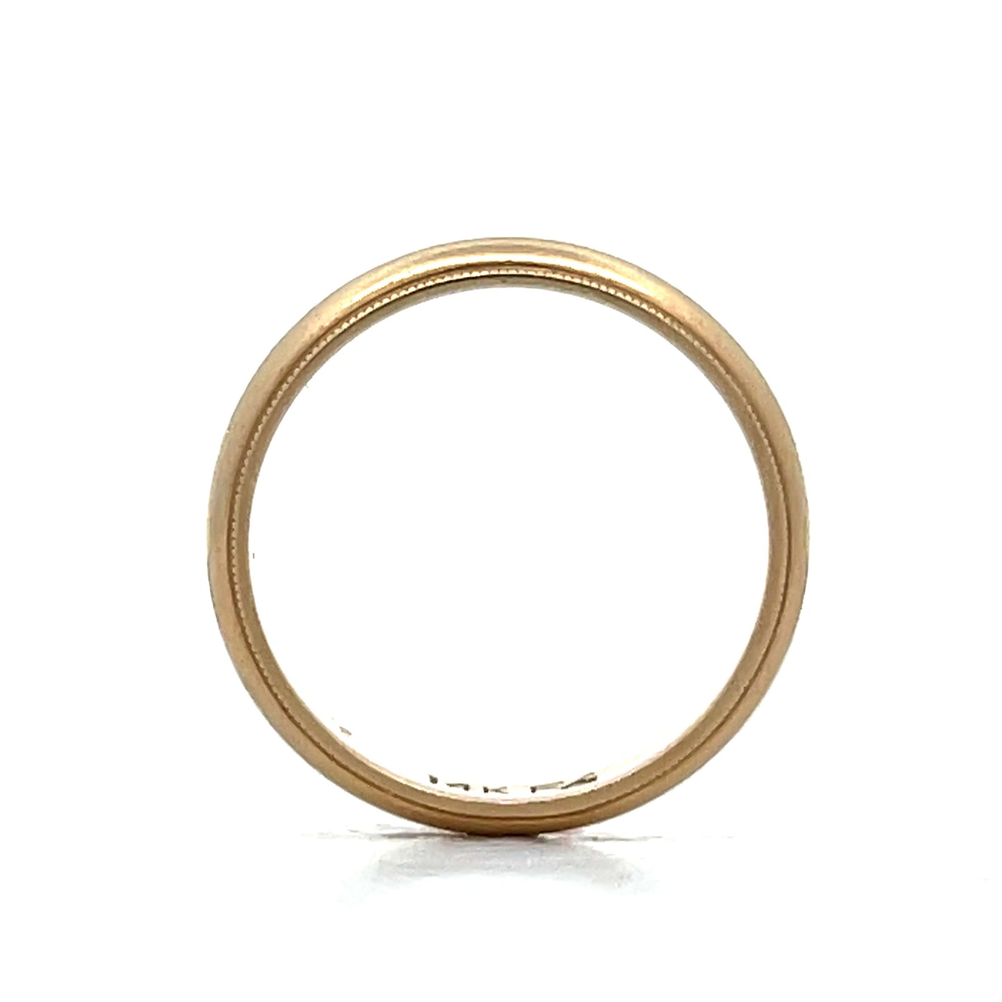 Mens 4mm Classic Wedding Band in 14k Yellow Gold