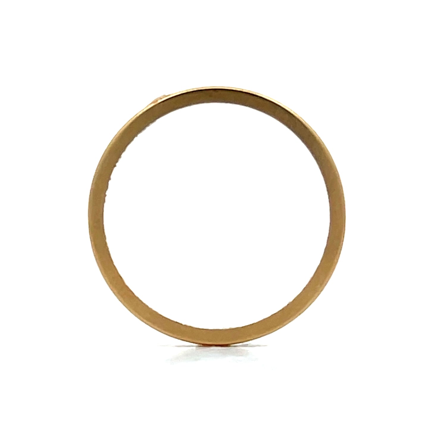 1.35mm Vintage Wedding Band in 14k Yellow Gold