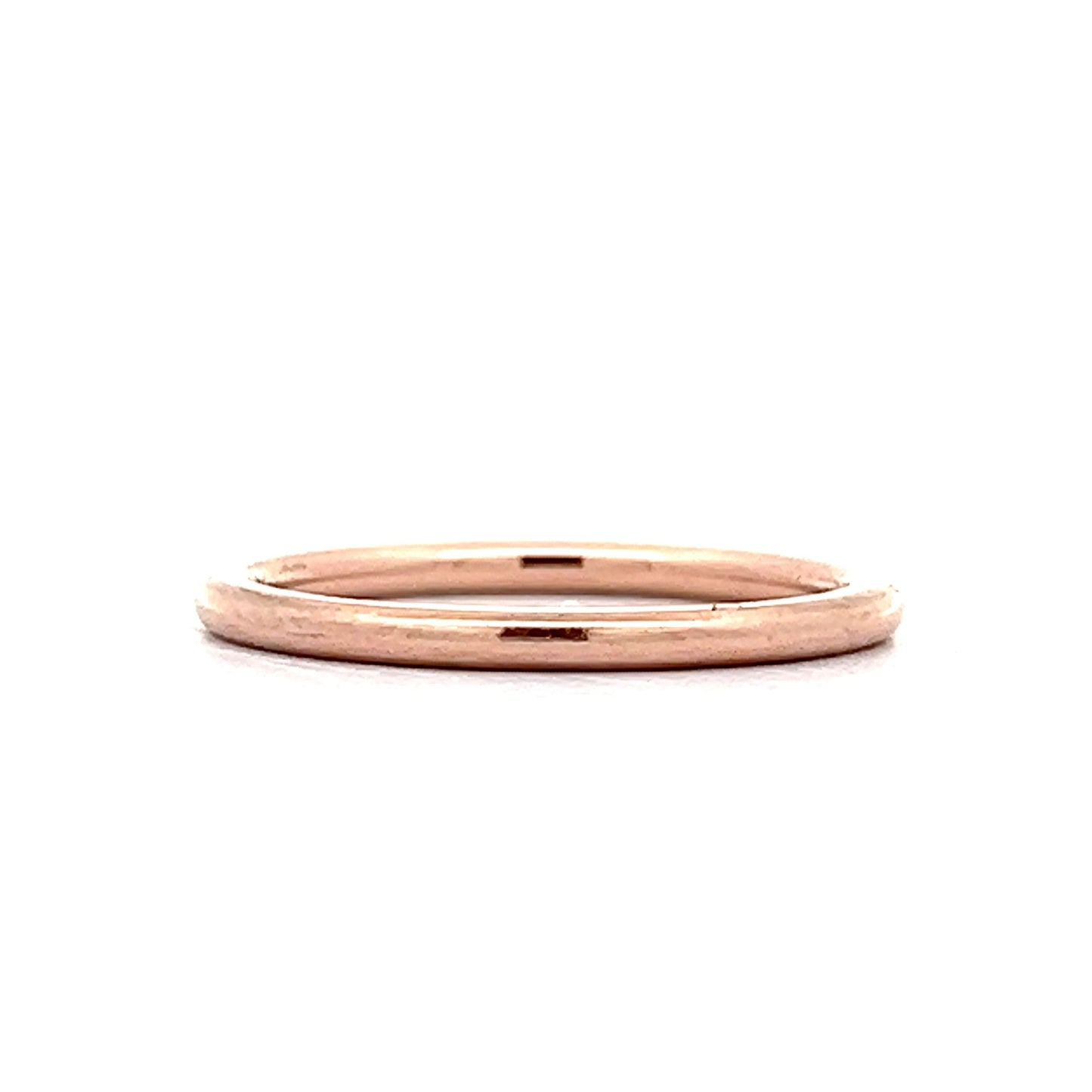 1.5mm Thin Wedding Band in 14k Rose Gold