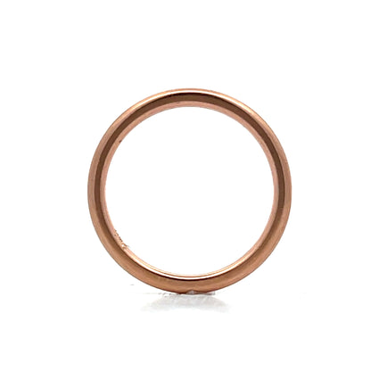 1.5mm Thin Wedding Band in 14k Rose Gold