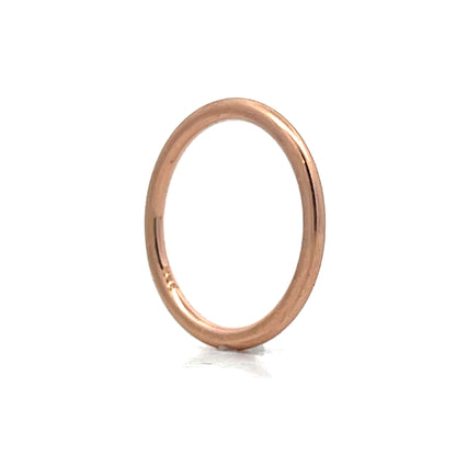 1.5mm Thin Wedding Band in 14k Rose Gold