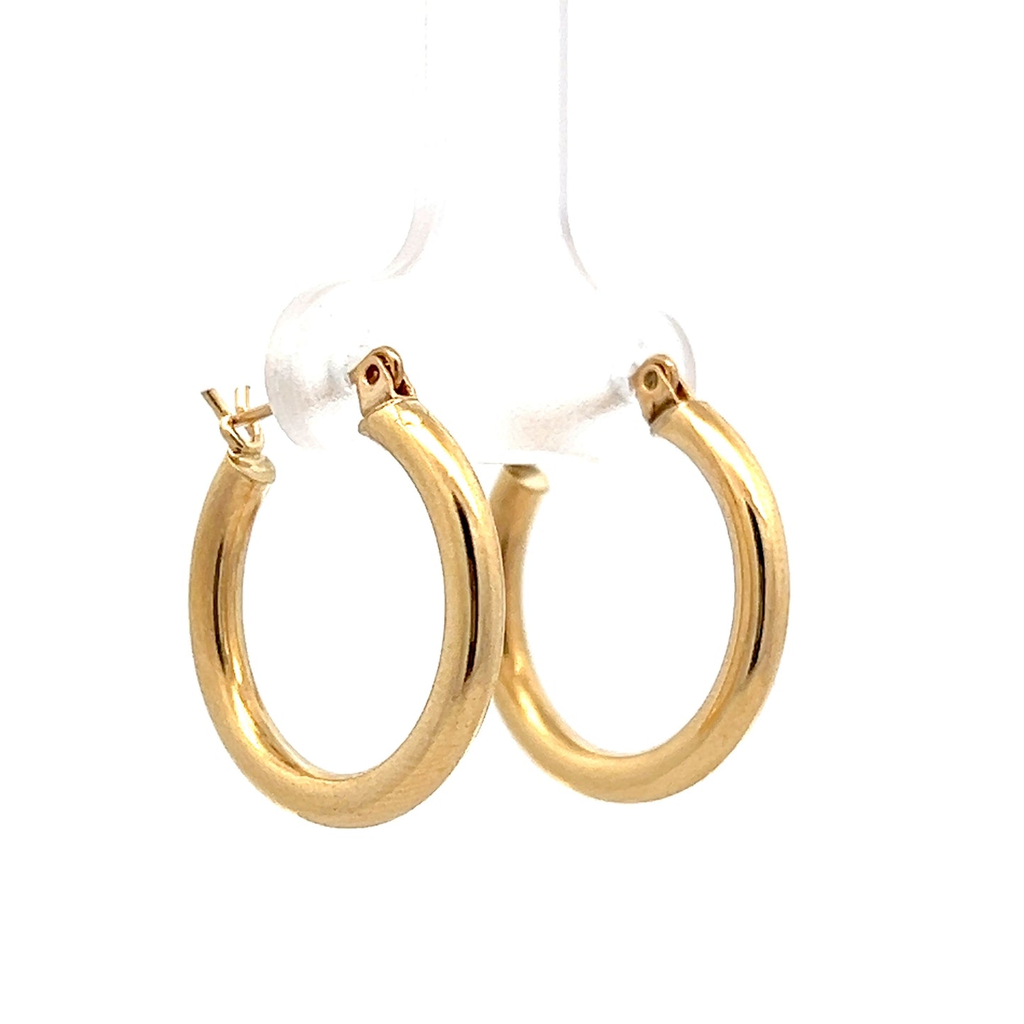 20mm Classic Hoop Earrings in 14k Yellow Gold