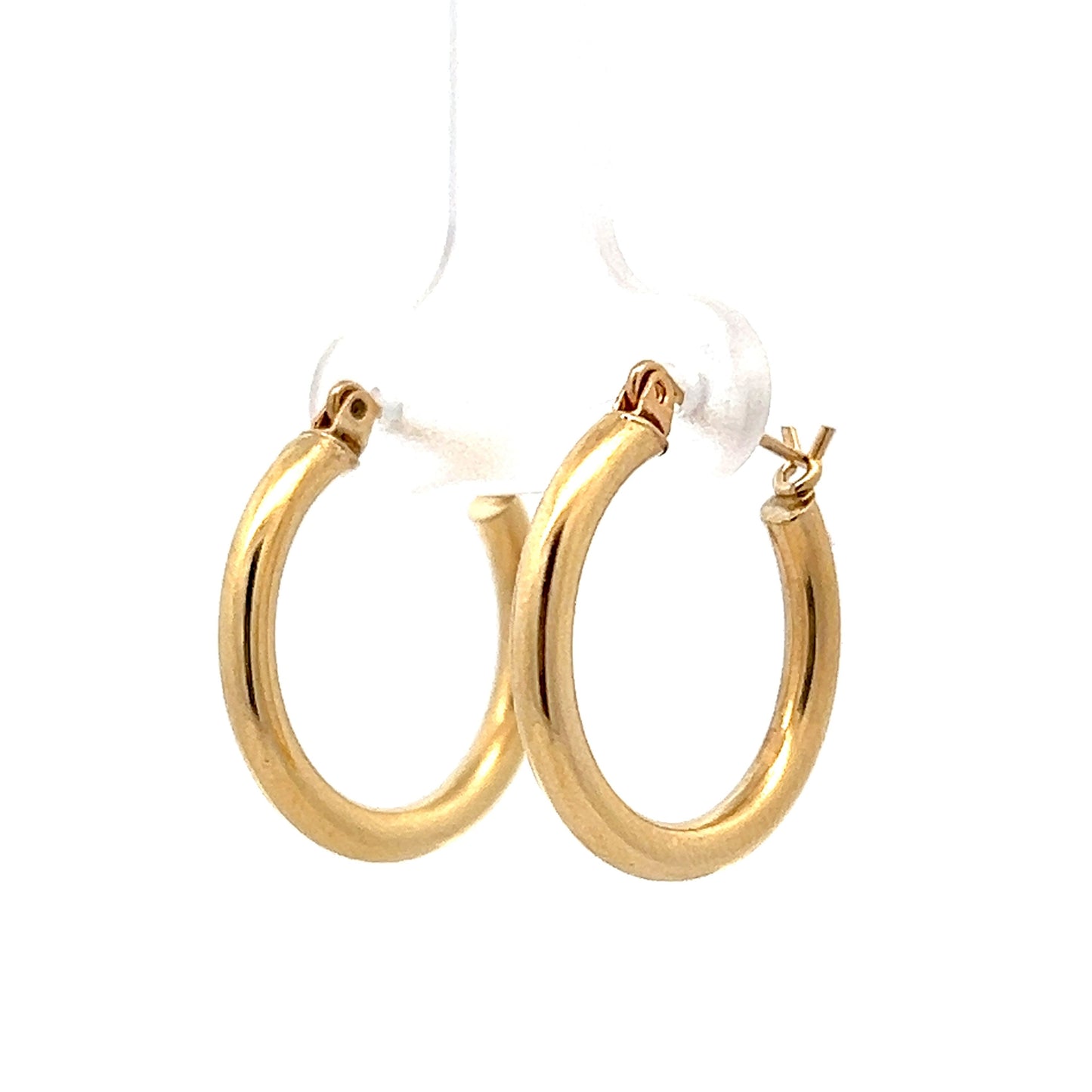 20mm Classic Hoop Earrings in 14k Yellow Gold