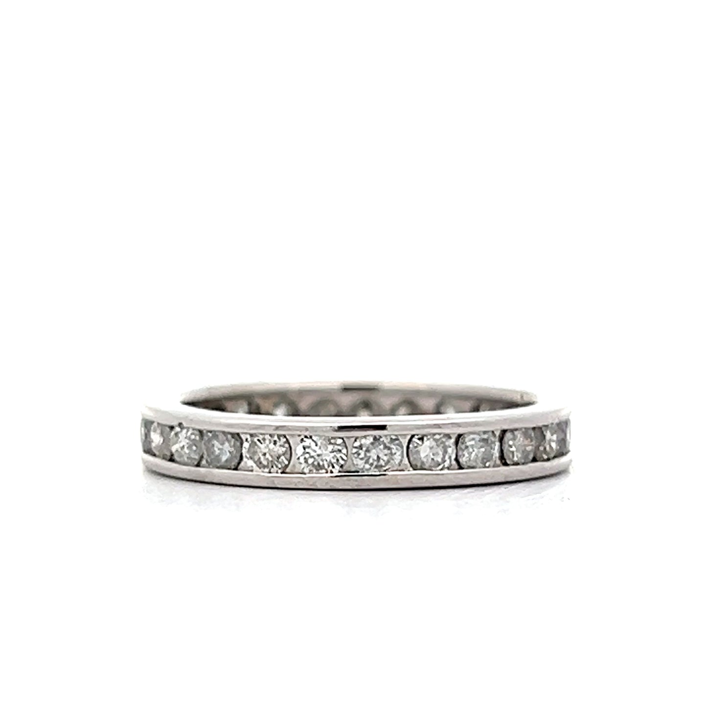 1 Carat Channel Set Eternity Band in Platinum