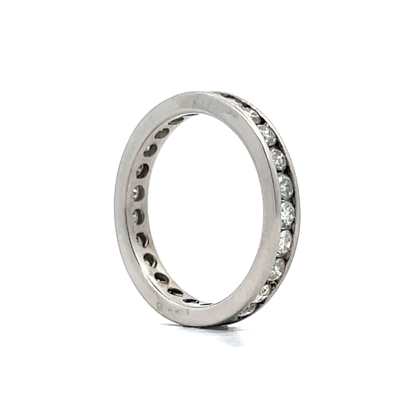 1 Carat Channel Set Eternity Band in Platinum