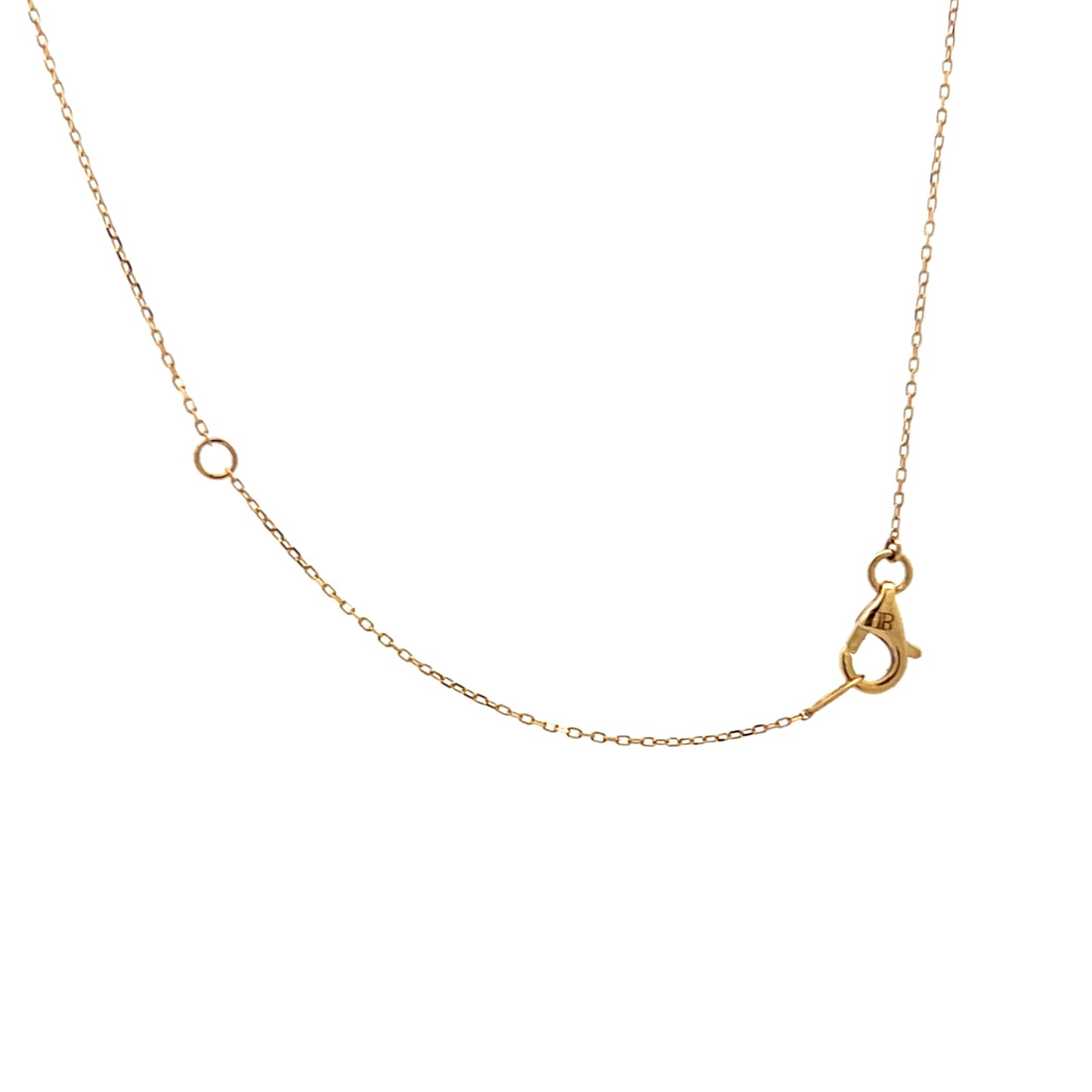 Woven Textured Bar Necklace in 14k Yellow Gold