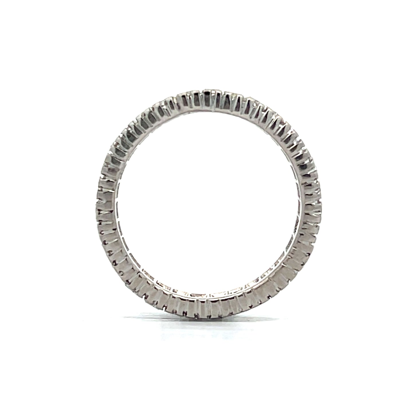 5.27 Baguette Diamond Eternity Band in Platinum