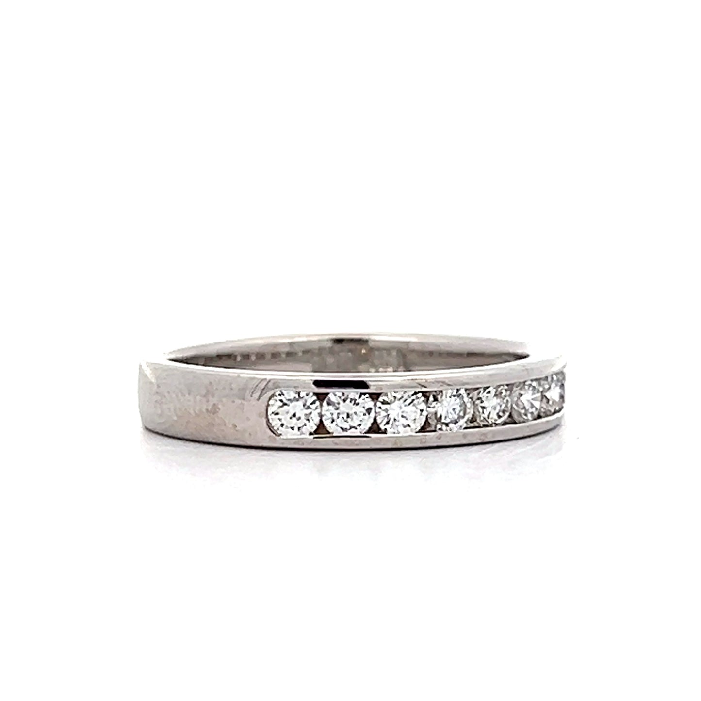 .40 Channel Diamond Wedding Band in 14k