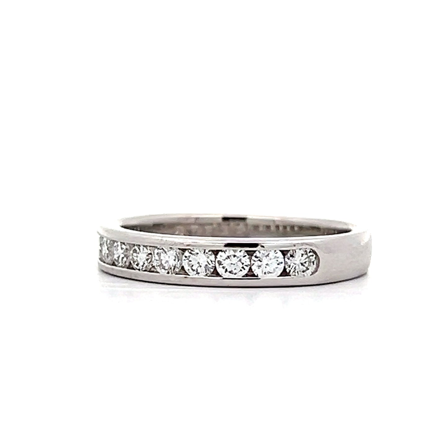 .40 Channel Diamond Wedding Band in 14k