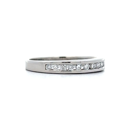 .26 Round Diamond Channel Band in Platinum