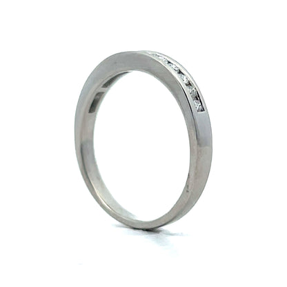 .26 Round Diamond Channel Band in Platinum