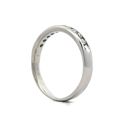 .15 Channel Set Diamond Wedding Band in Platinum