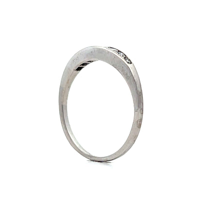 .17 Art Deco Single Cut Diamond Band in 14k