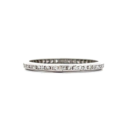 .31 Vintage Art Deco Diamond Eternity Band in 14k