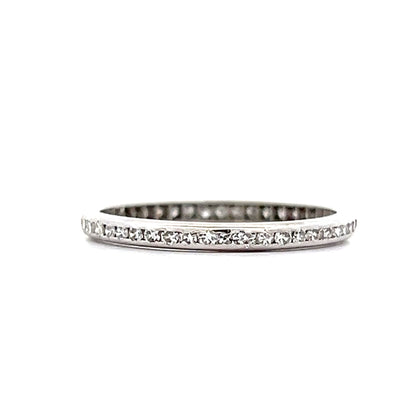 .31 Vintage Art Deco Diamond Eternity Band in 14k