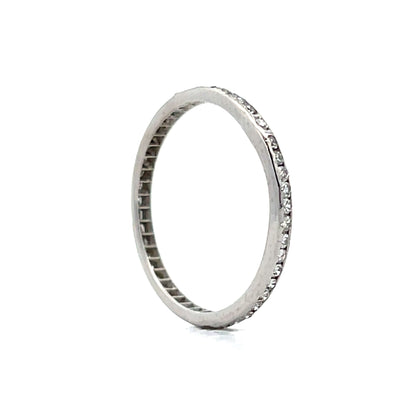 .31 Vintage Art Deco Diamond Eternity Band in 14k