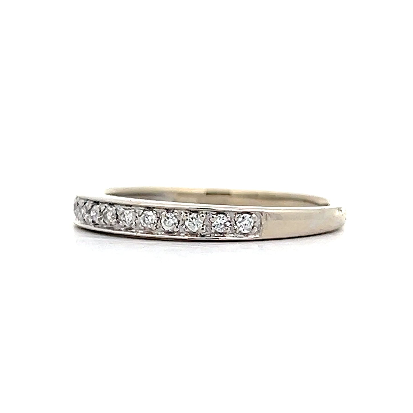 .13 Channel Set Diamond in 14k White Gold