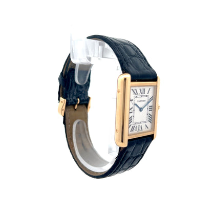 Cartier Tank Solo 2743 in 18k Yellow Gold