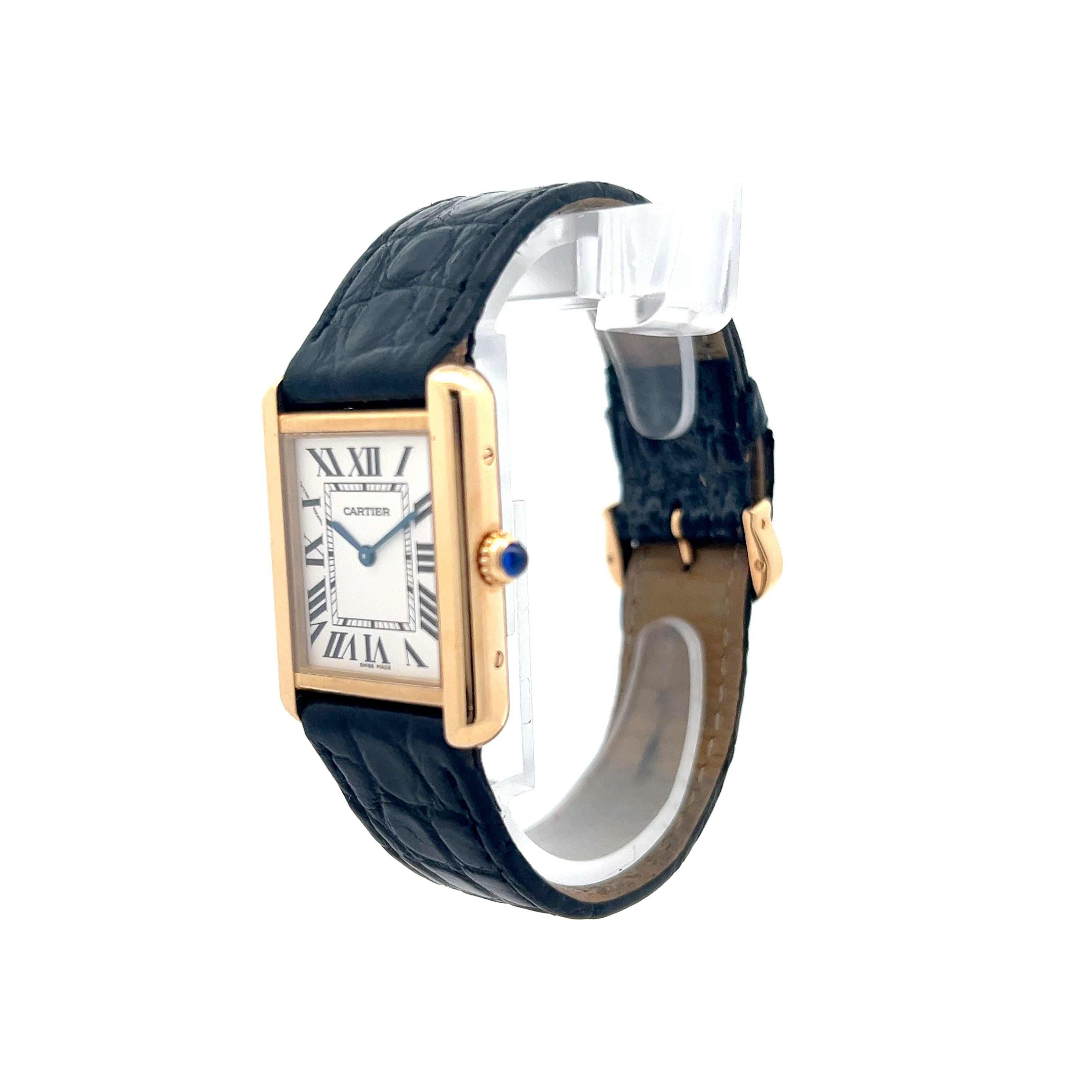 Cartier Tank Solo 2743 in 18k Yellow Gold – Filigree Jewelers