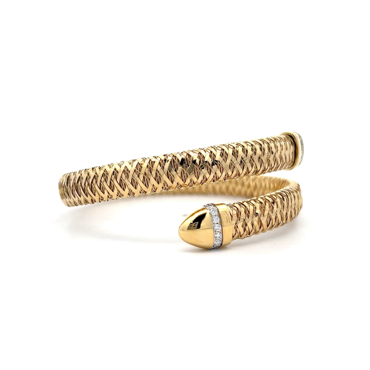 Roberto Coin Primavera Coil Bracelet in 18k Yellow Gold