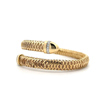 Roberto Coin Primavera Coil Bracelet in 18k Yellow Gold