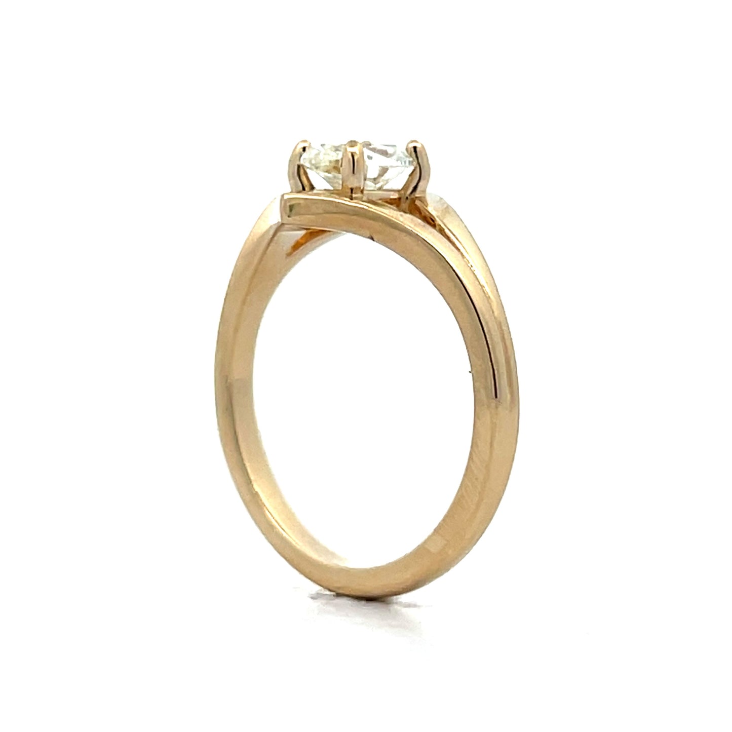 .67 Solitaire Oval Diamond Engagement Ring in 14k