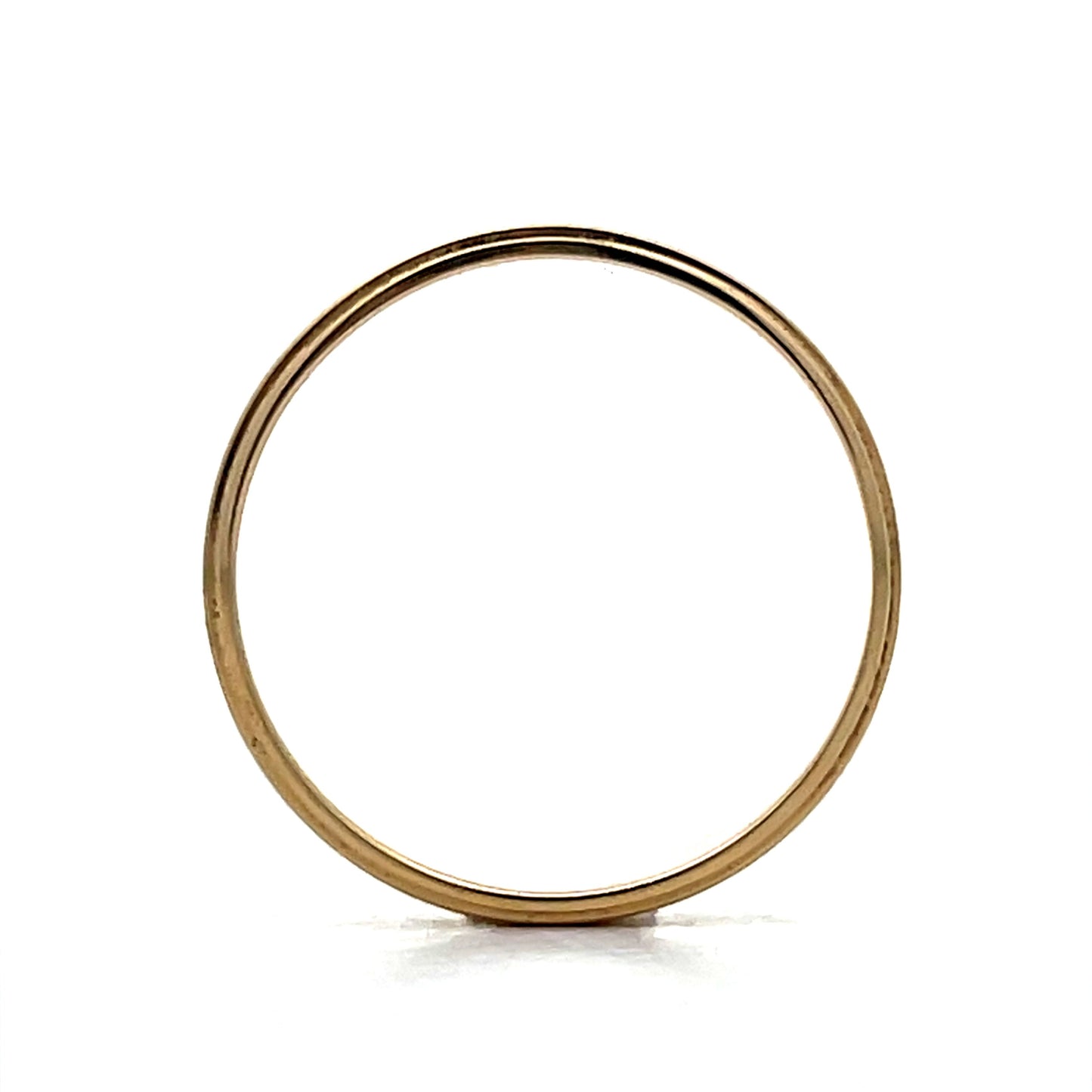 Mens 5mm Flat Step Edge Wedding Band in 14k