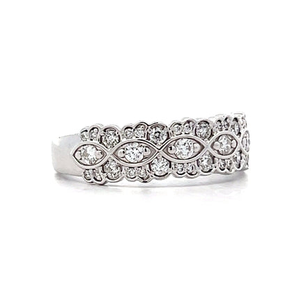 .53 Wide Diamond Right Hand Ring in 14k