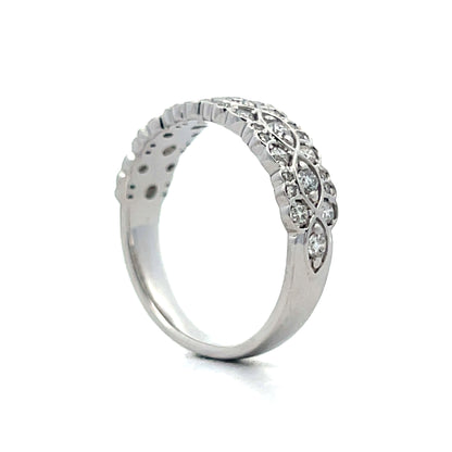 .53 Wide Diamond Right Hand Ring in 14k