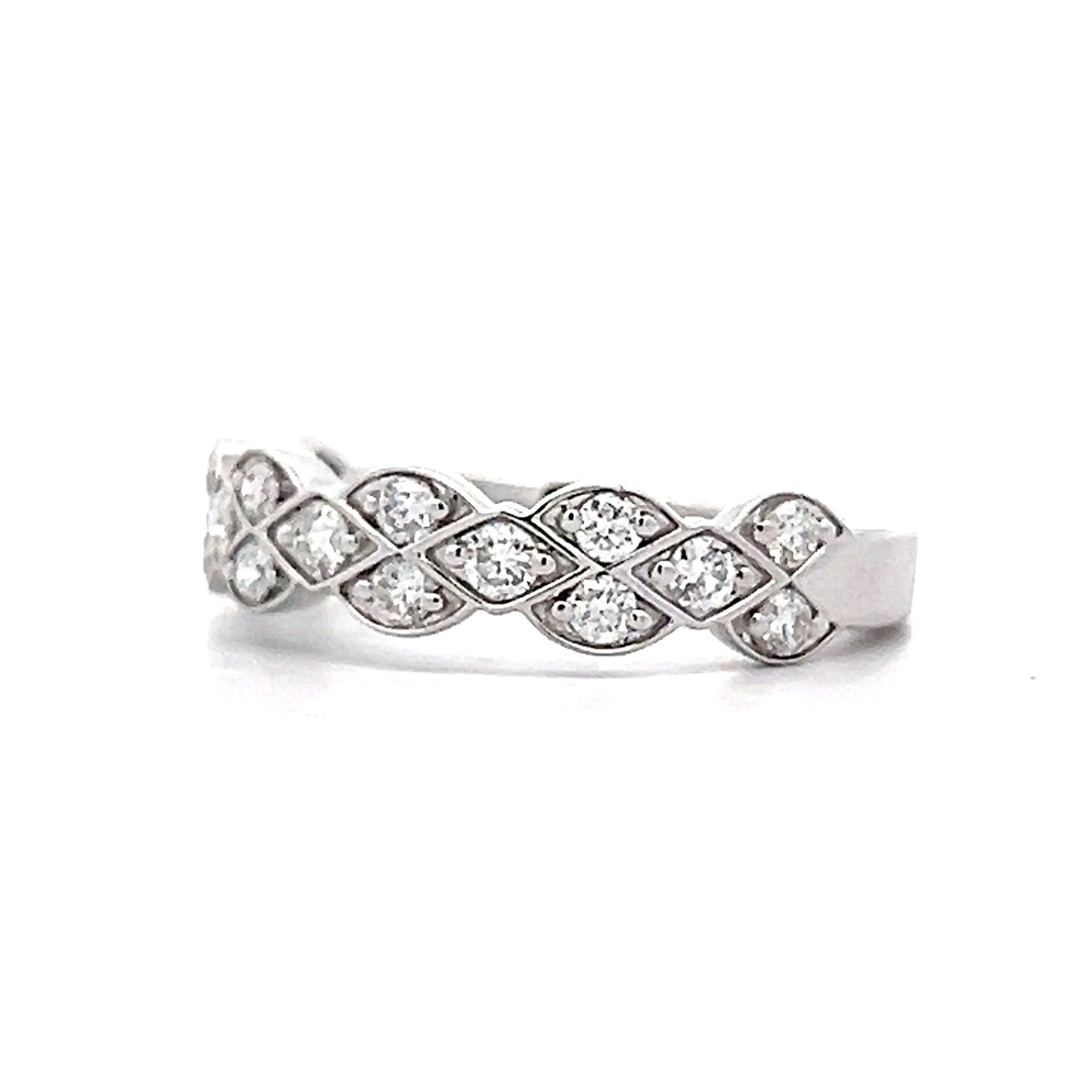 .50 Diamond Stacking Band in 14k White Gold