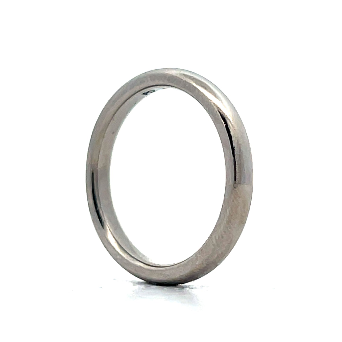 3mm Simple Classic Wedding Band in Platinum