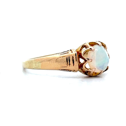 .61 Antique Victorian Opal Ring in 14k Yellow Gold