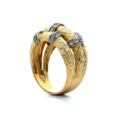 .37 Vintage 1960s Statement Ring in 18k Yellow Gold