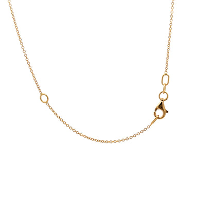 .14 Diamond Bar Necklace in 18k Yellow Gold