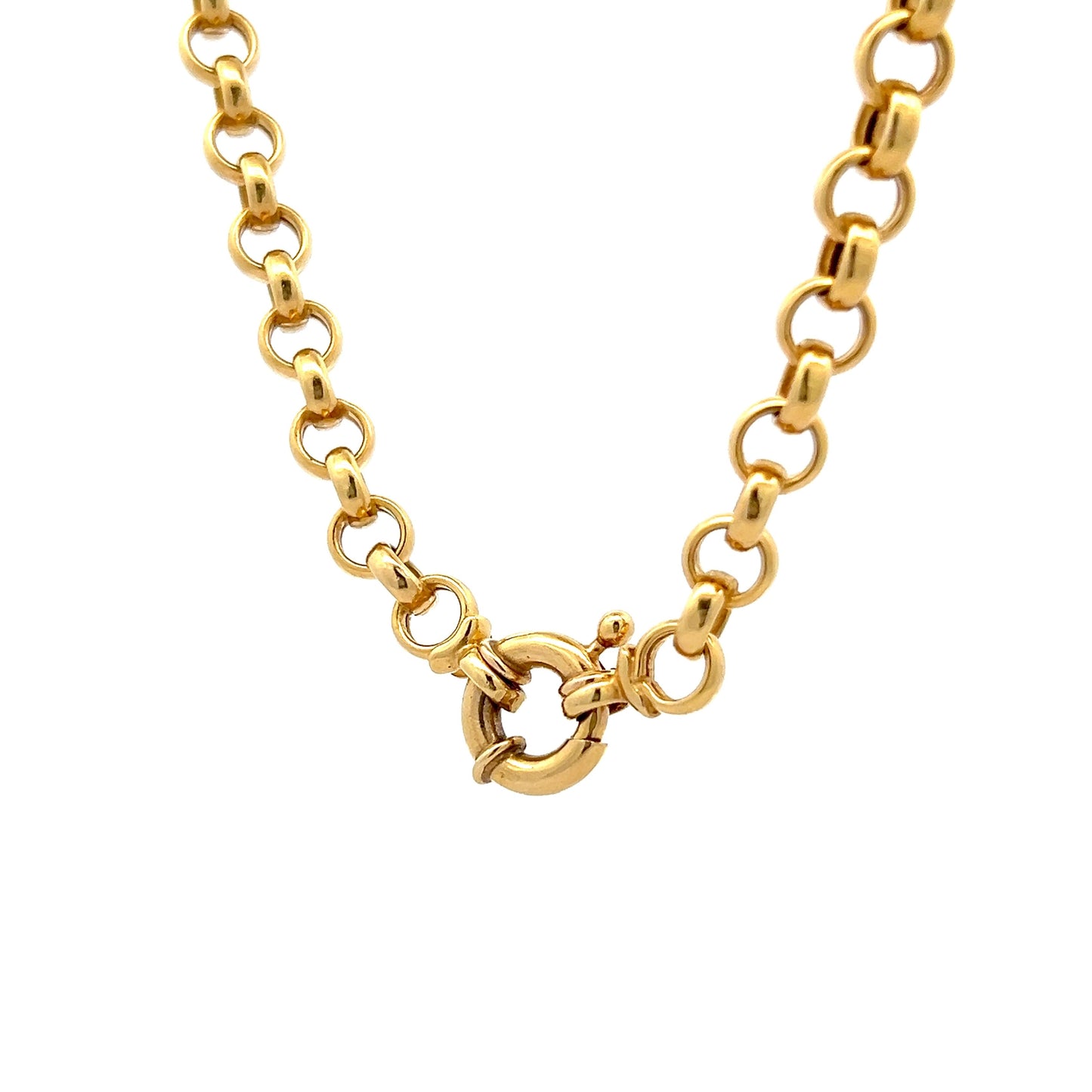 Victorian Inspired Charm Chain Necklace in 14k