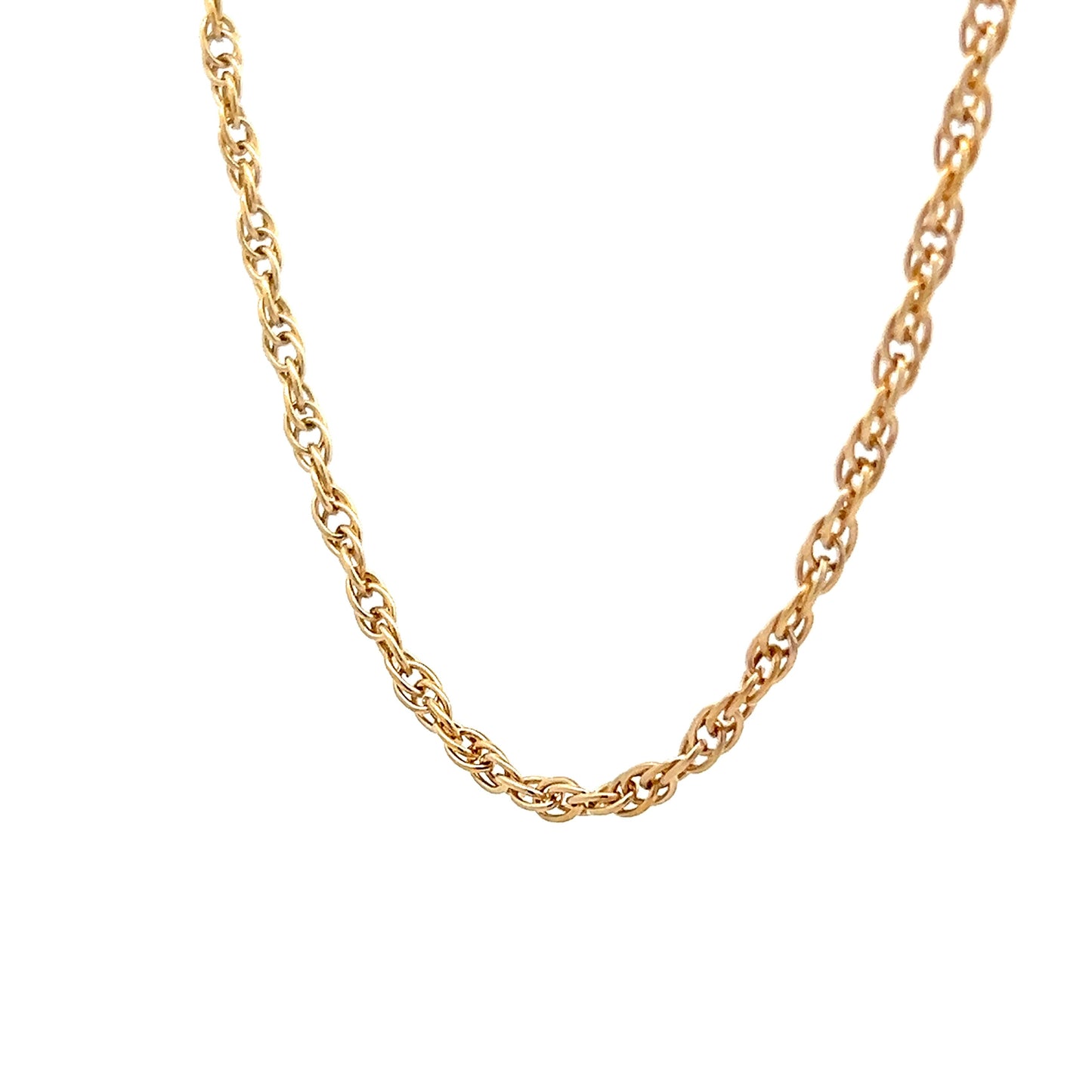 24" Singapore Chain Necklace in 14k Yellow Gold