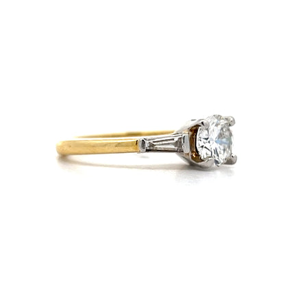 .62 Round Brilliant Diamond Engagement Ring in 14k/Platinum