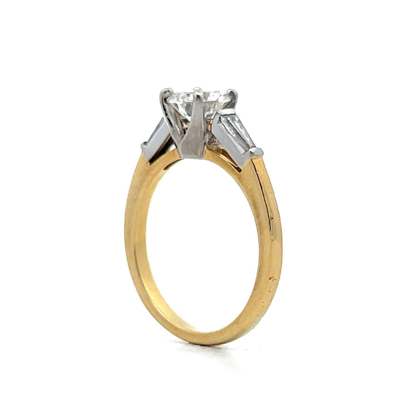 .62 Round Brilliant Diamond Engagement Ring in 14k/Platinum