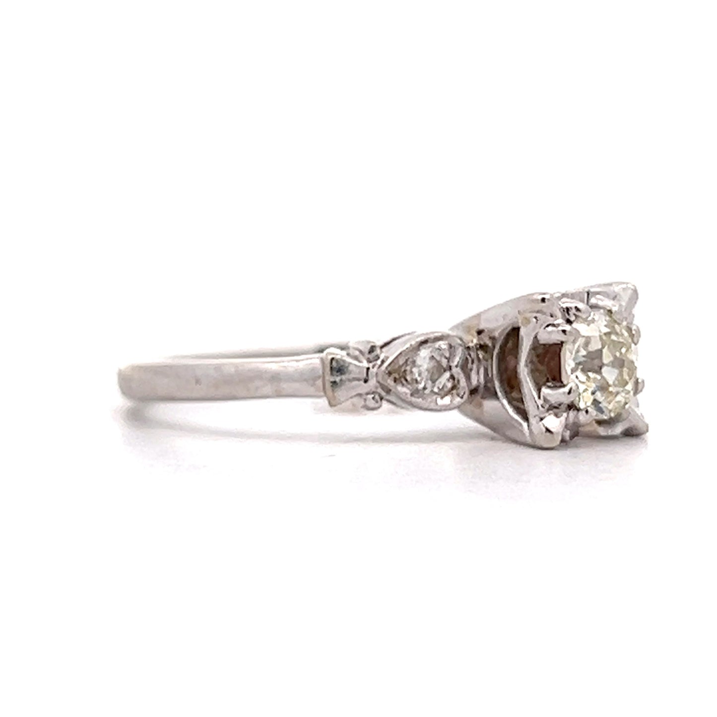 .40 Vintage Retro Diamond Engagement Ring in 14k