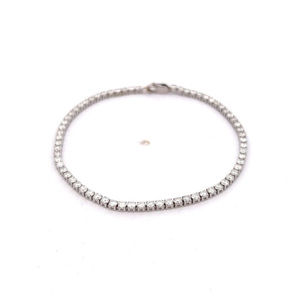 3.00 Round Brilliant Diamond Bracelet in 14k