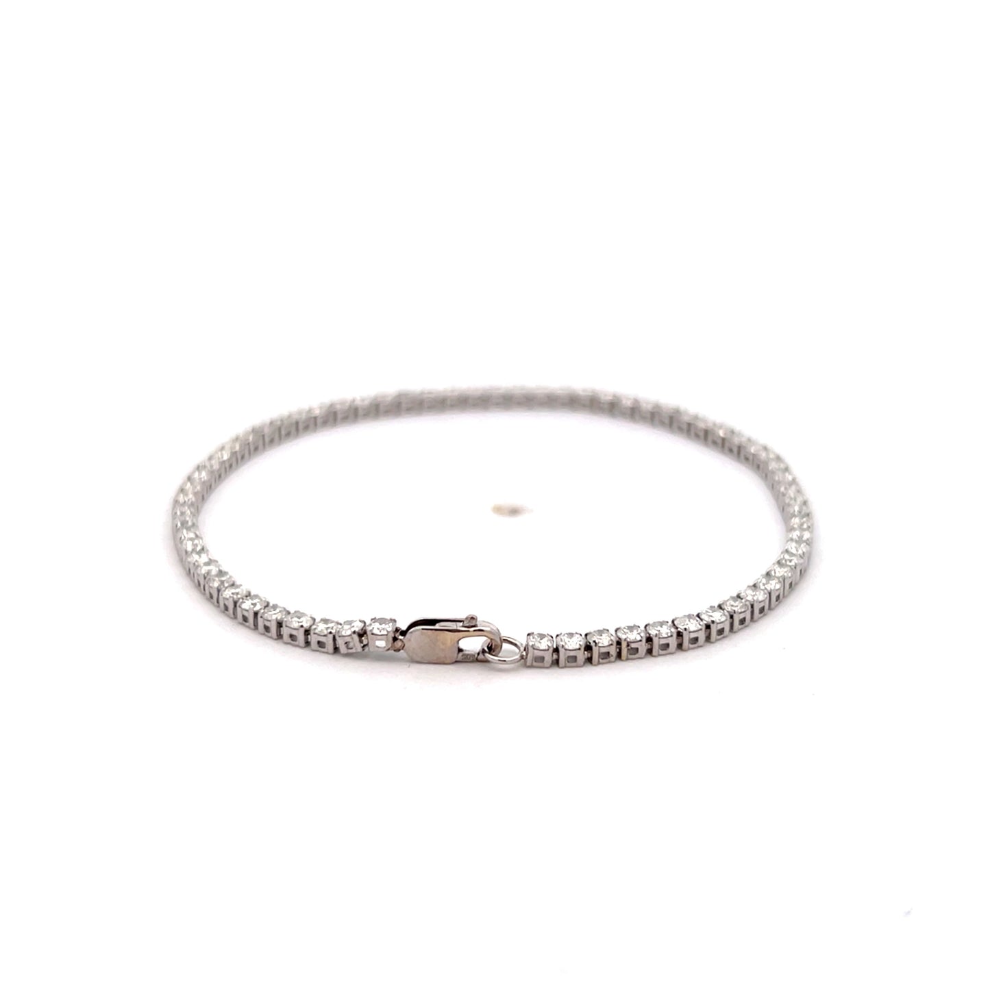 3.00 Round Brilliant Diamond Bracelet in 14k