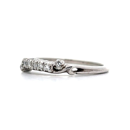 .10 Retro Asymmetrical Diamond in 18k White Gold