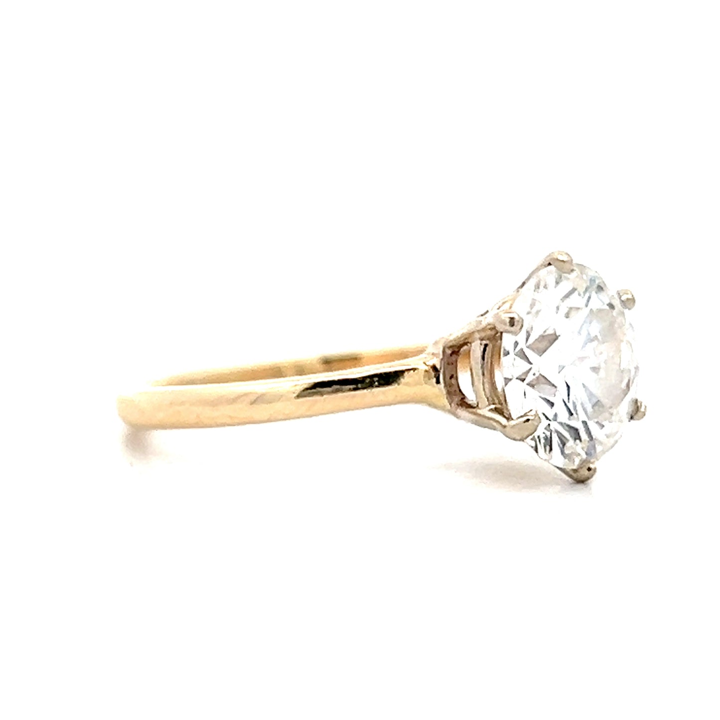 2.22 Solitaire Diamond Engagement Ring in 14k