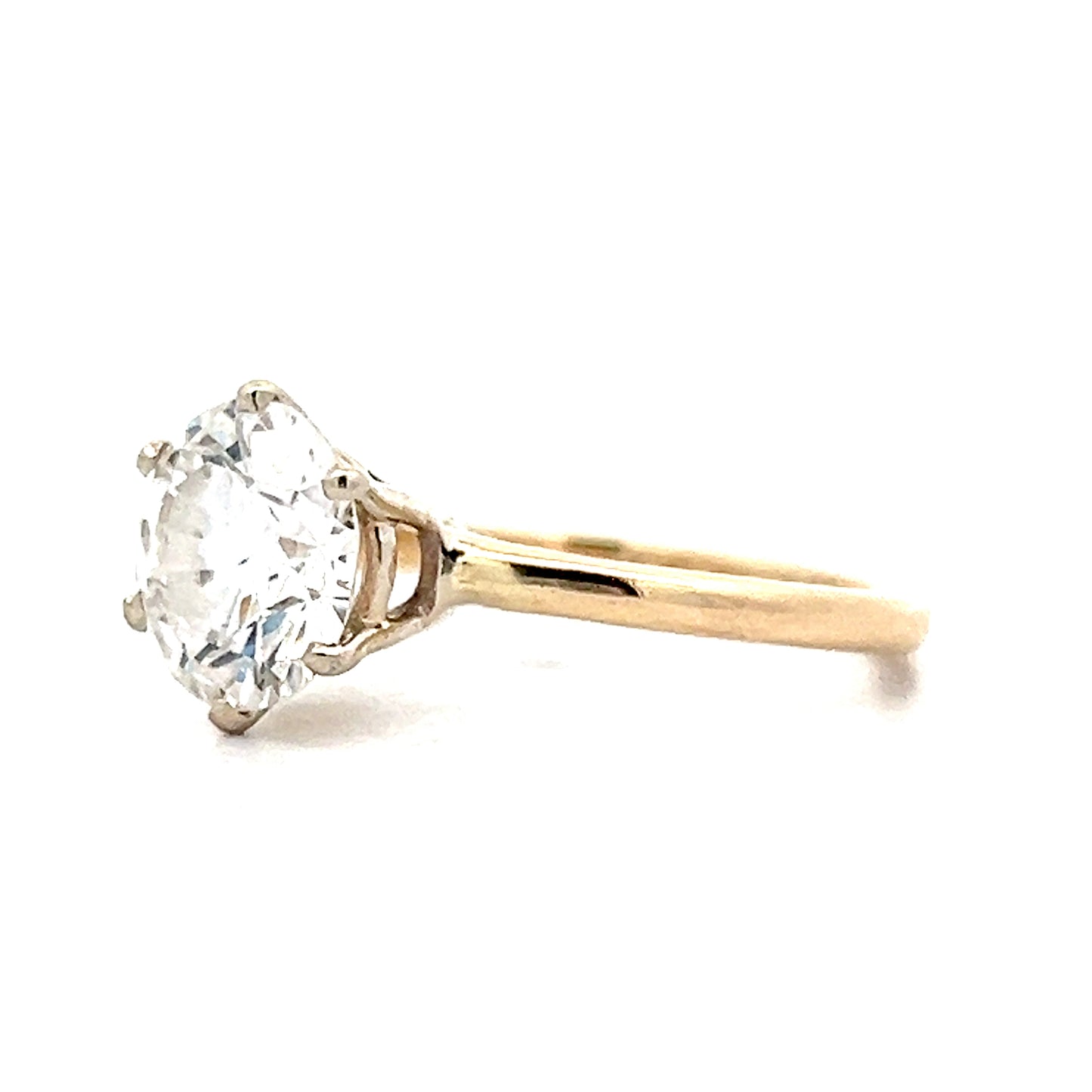 2.22 Solitaire Diamond Engagement Ring in 14k