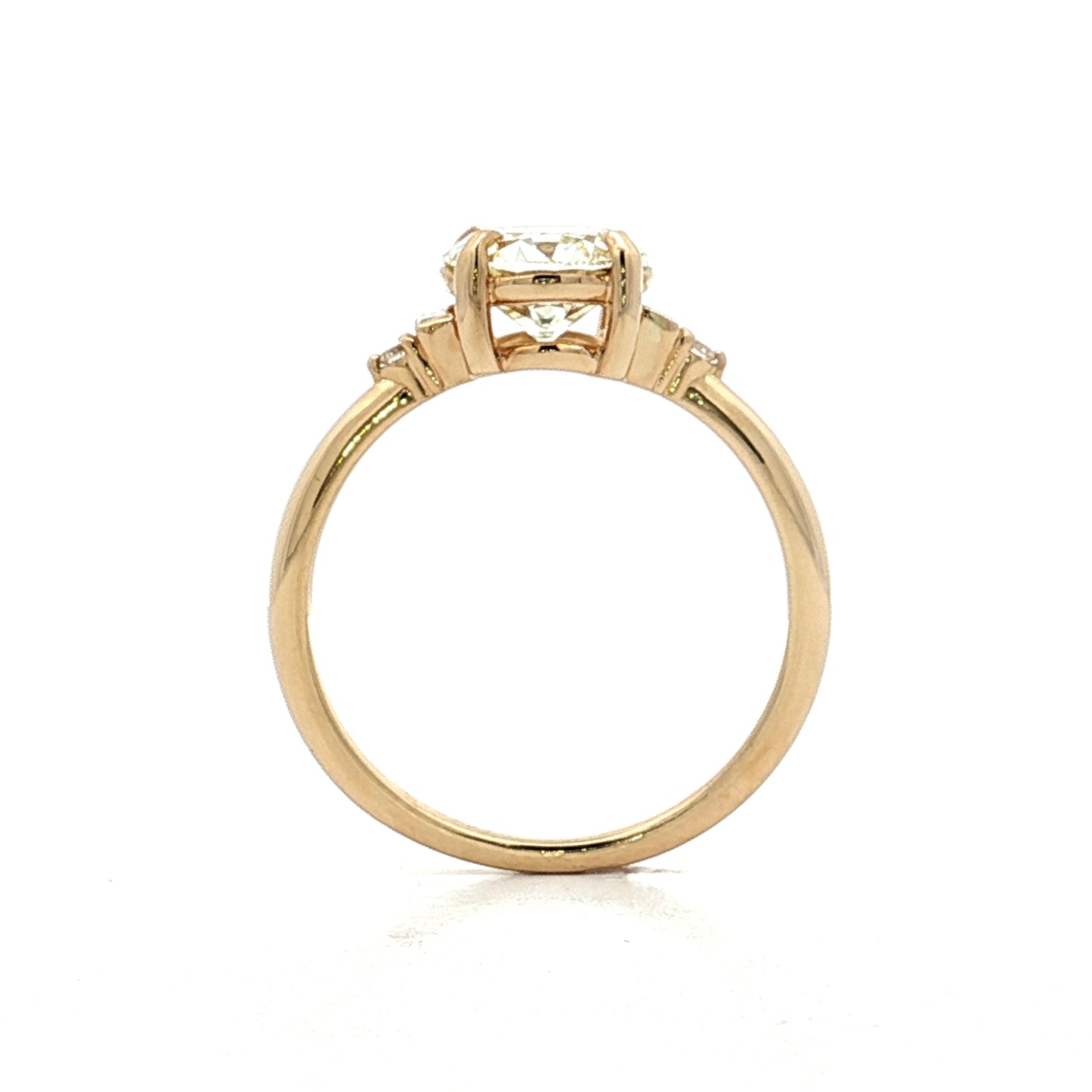 1.52 Old European Diamond Engagement Ring 14k