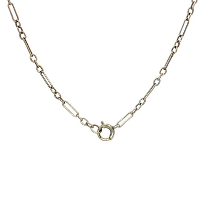 .01 Antique Deco Diamond Filigree Pendant in 10k