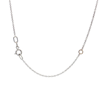 .28 Pear Diamond Pendant Necklace 14k White Gold
