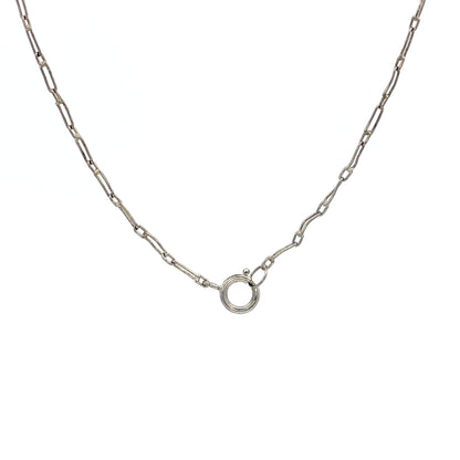 .46 Antique Edwardian Diamond Pendant Necklace Platinum